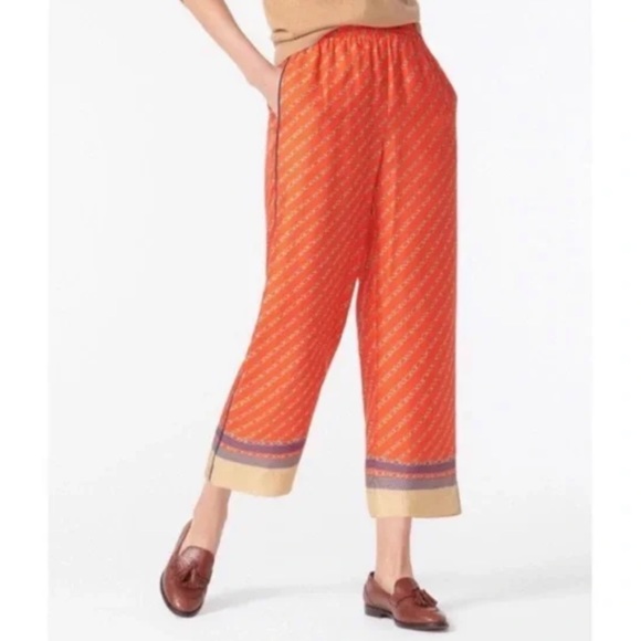 J.Crew Baez Pant - 100% Silk - Picture 2 of 5